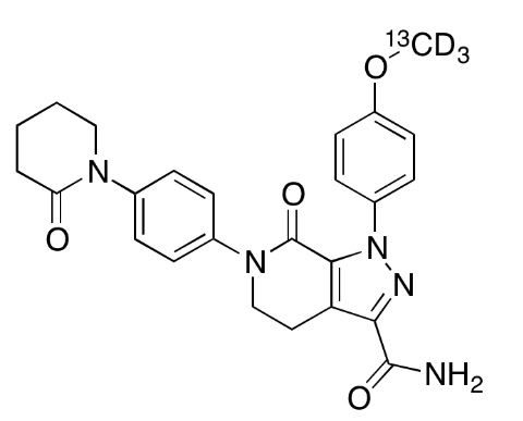 Apixaban-13C,D3