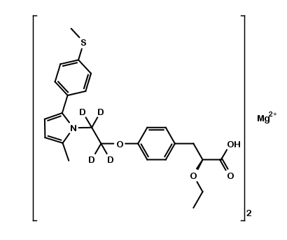 Saroglitazar Sulfoxide D4 Manesium Salt