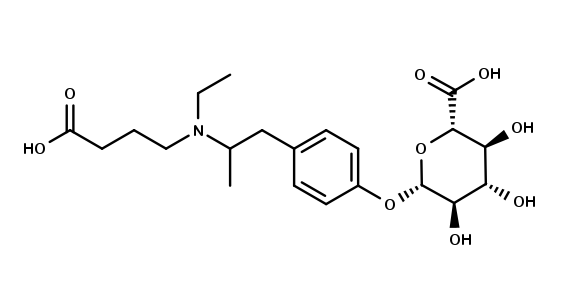 O-Desmethyl Mebeverine Acid O-β-D-Glucuronide