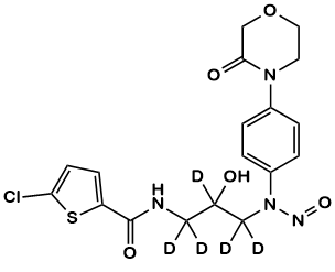 N-Nitroso Rivaroxaban Amide D5