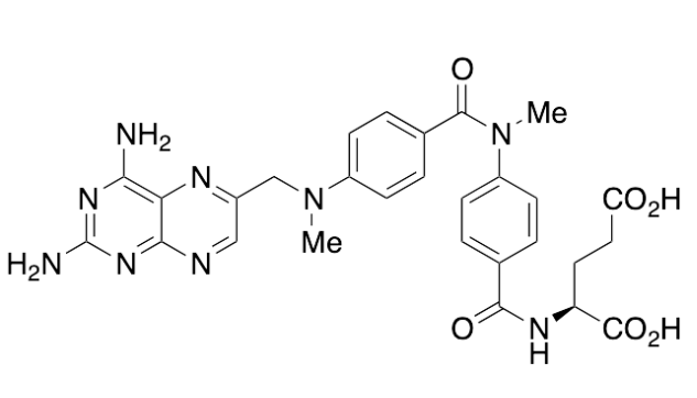 (2S)-2-(4-(4-(((2,4-diaminopteridin-6-yl)methyl)(methyl)amino)-N-methylbenzamido)benzamido)pentanedioic Acid