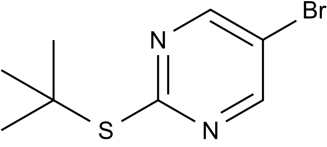 5-bromo-2-(tert-butylsulfanyl)pyrimidine