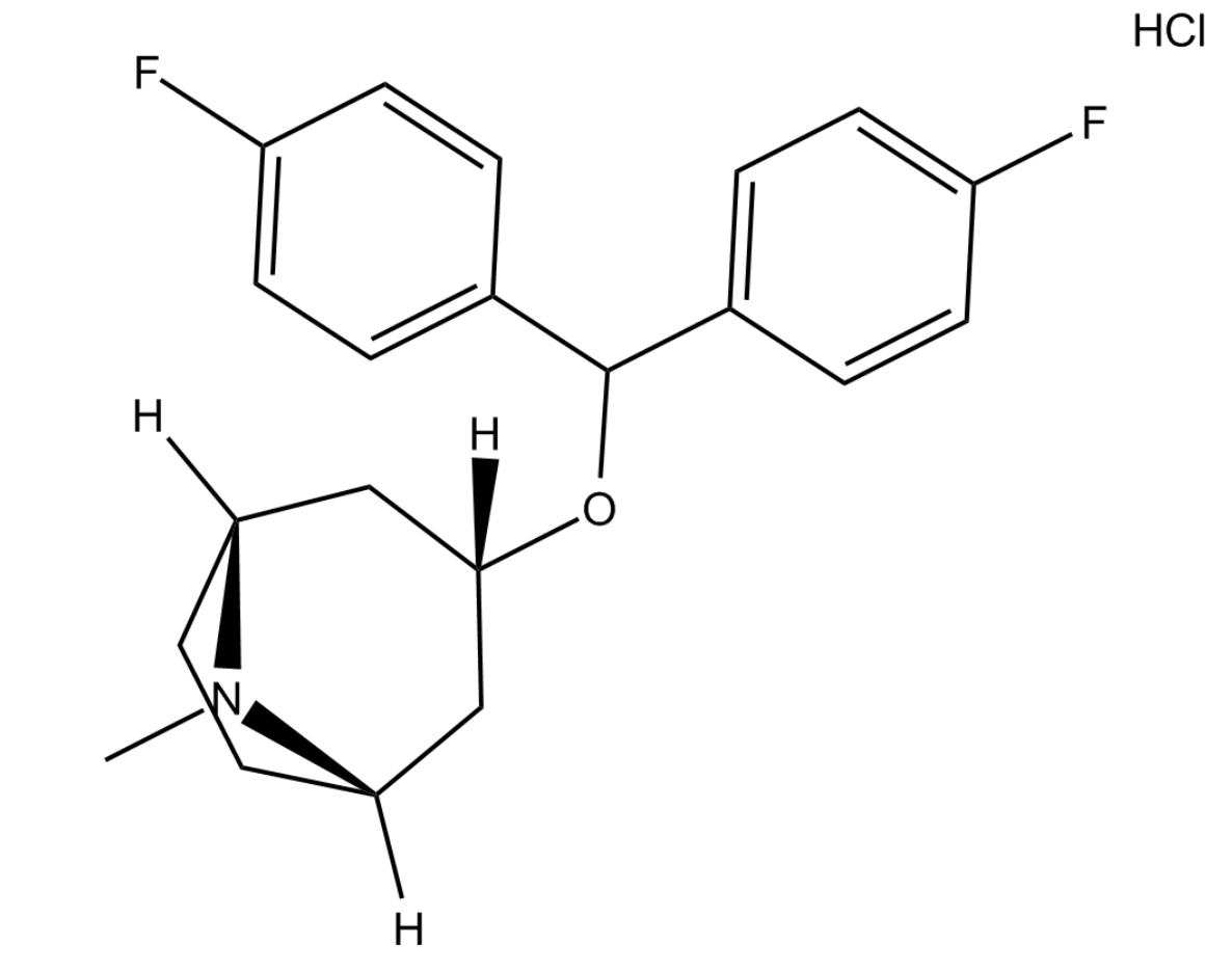 3-alpha-Bis-(4-fluorophenyl) Methoxytropane Hydrochloride